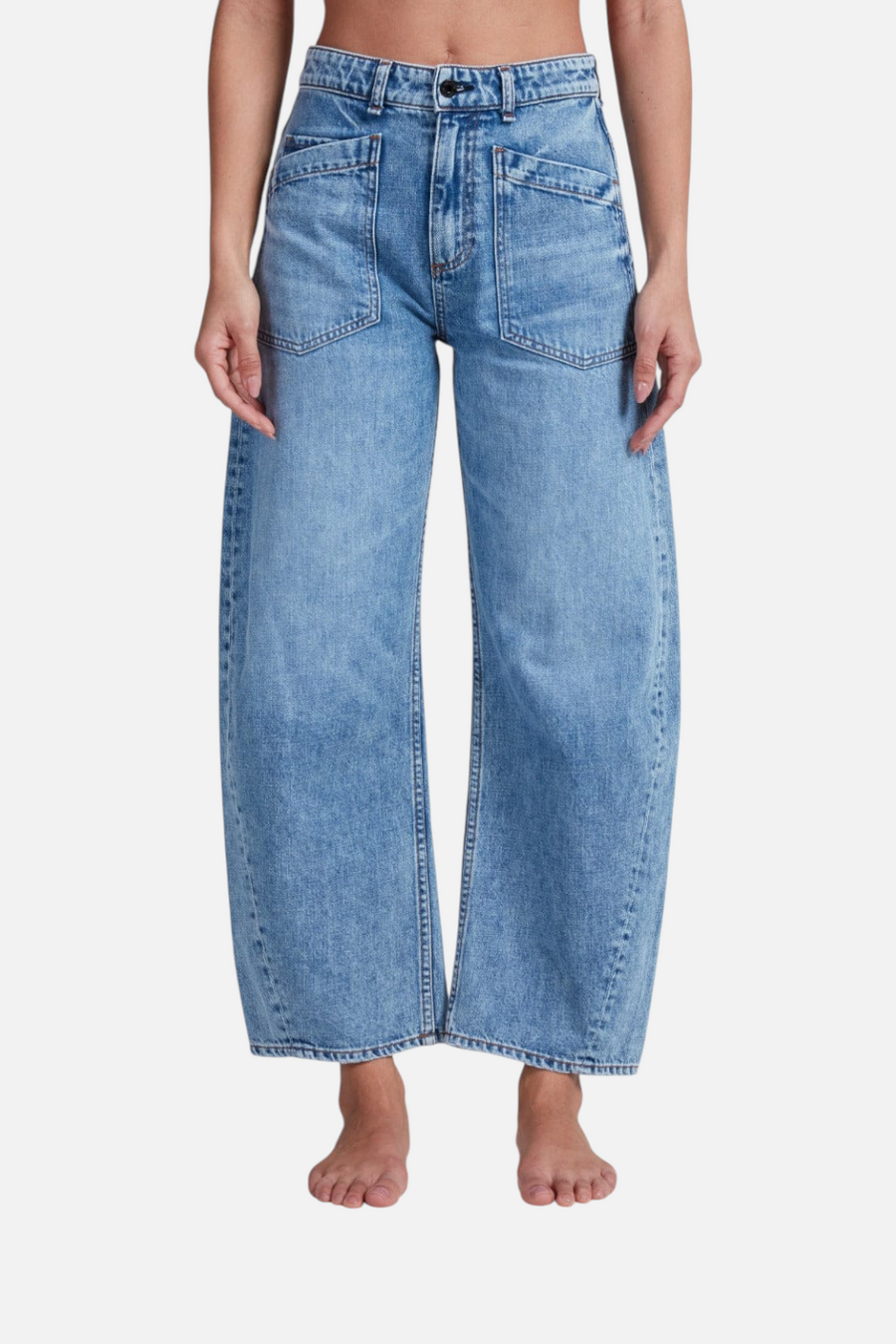 ASKK NY Twisted Barrel Jean in Oasis