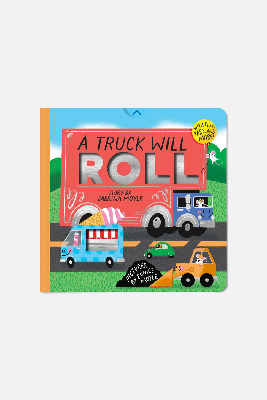 A Truck Will Roll interactive children's board book cover