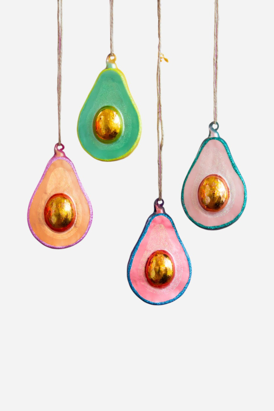 Absolutely Avocado Ornament in Peach