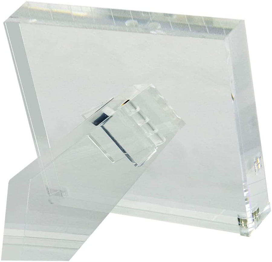 Tizo Acrylic Lucite Photo Frame with Clear Back - 5 x 5