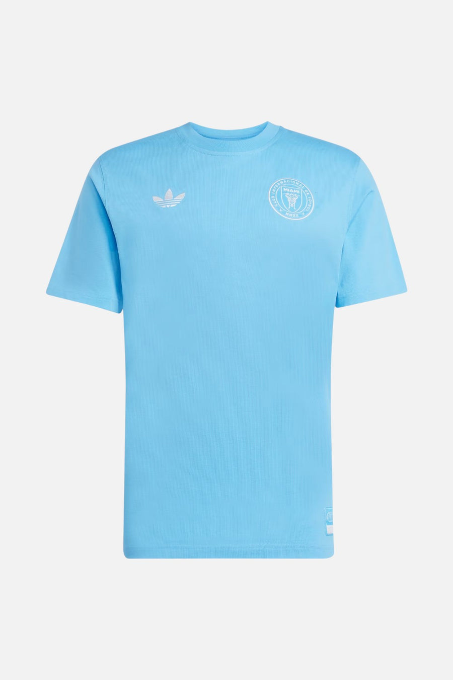 Adidas Inter Miami CF Originals Travel Tee in Semi Blue Burst