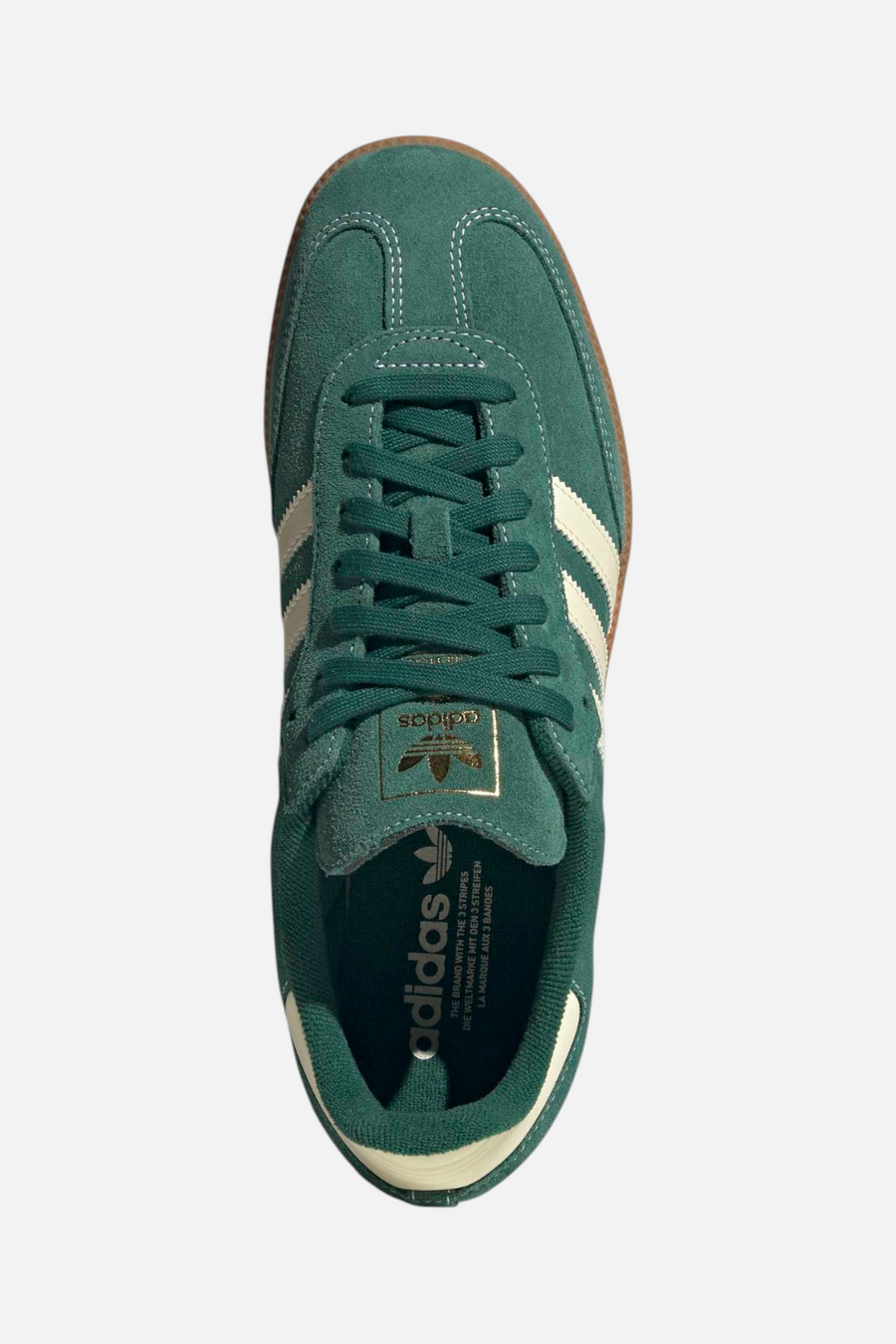 Adidas Men's Samba OG Sneaker in Collegiate Green / Warm Vanilla / Gum