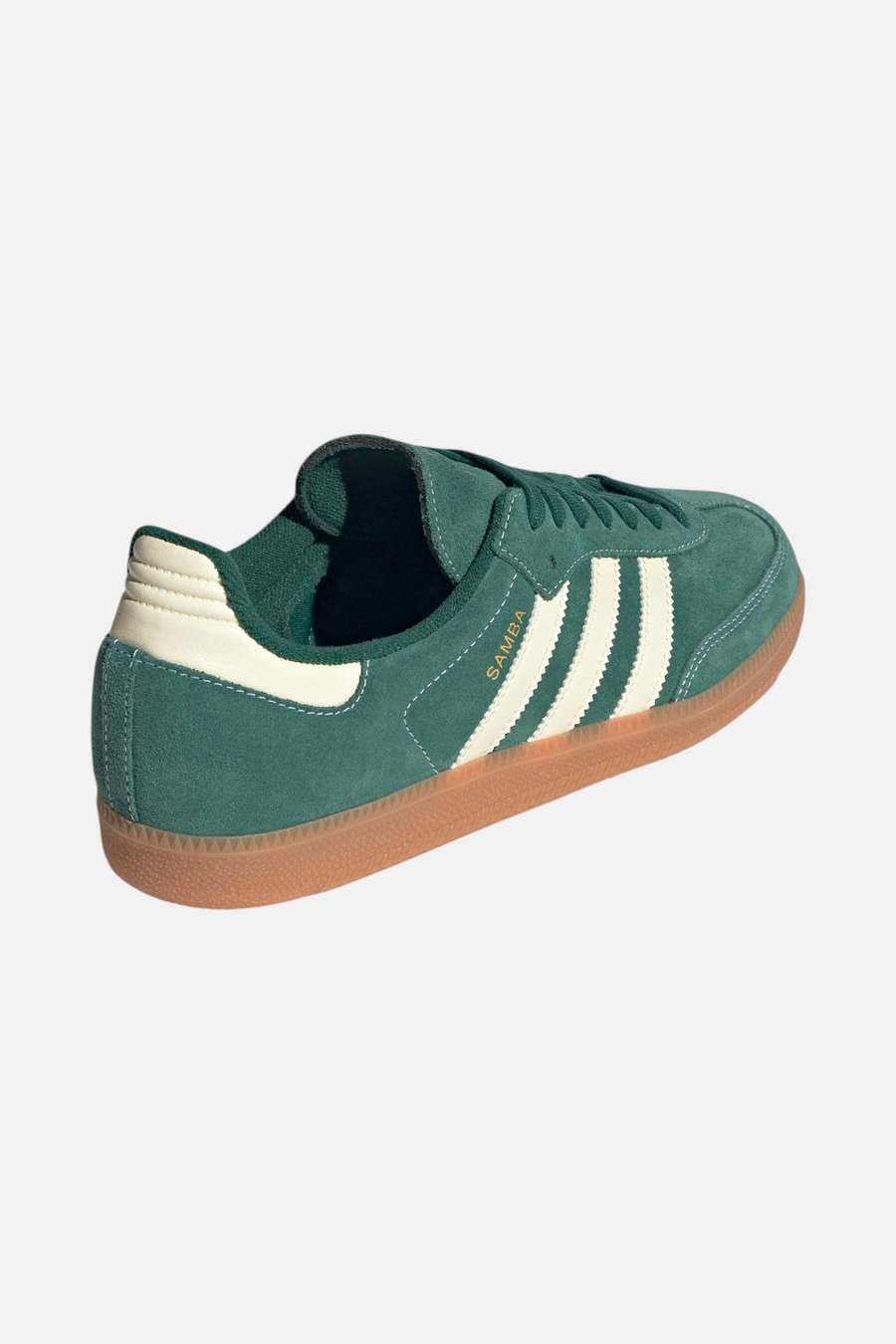 Adidas Men's Samba OG Sneaker in Collegiate Green / Warm Vanilla / Gum
