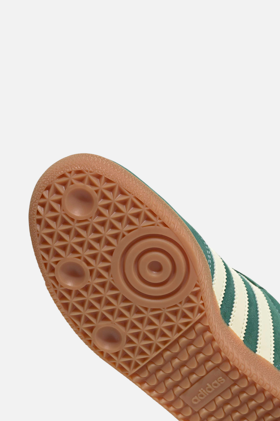 Adidas Men's Samba OG Sneaker in Collegiate Green / Warm Vanilla / Gum