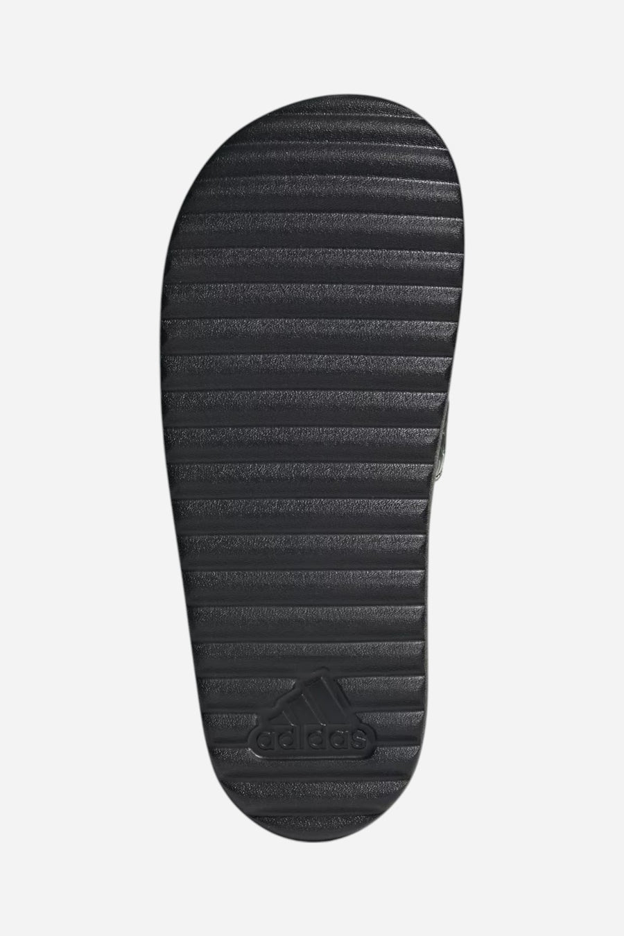 Adidas Adilette Platform Slides in Crew Green / Core Black / Core Black