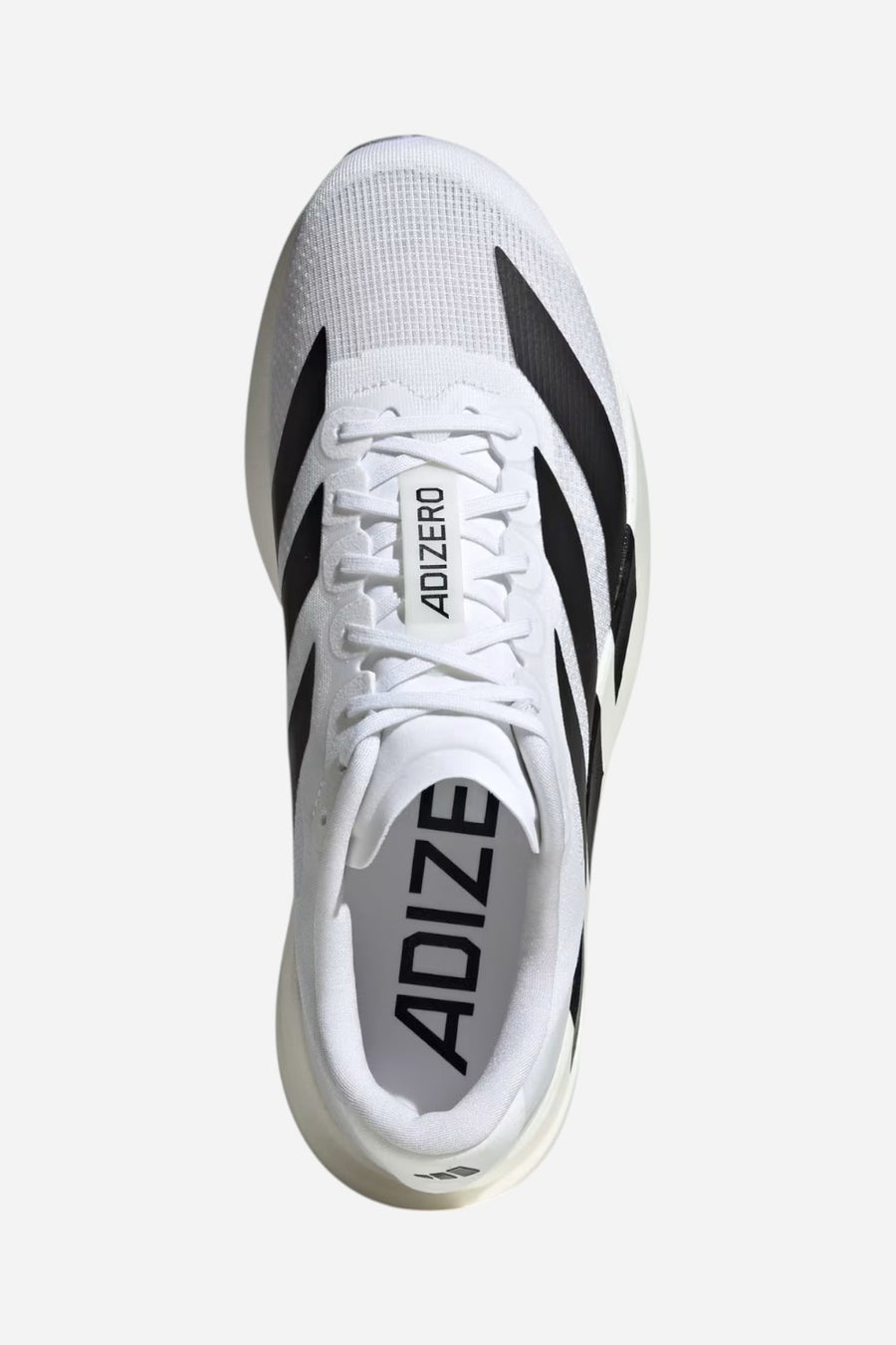 Adidas Adizero Evo SL Shoes in Cloud White / Core Black / Cloud White