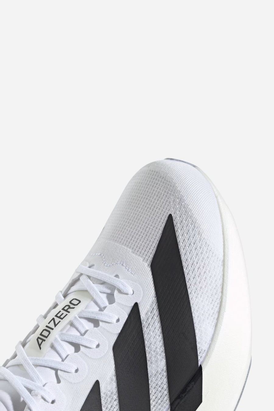 Adidas Adizero Evo SL Shoes in Cloud White / Core Black / Cloud White