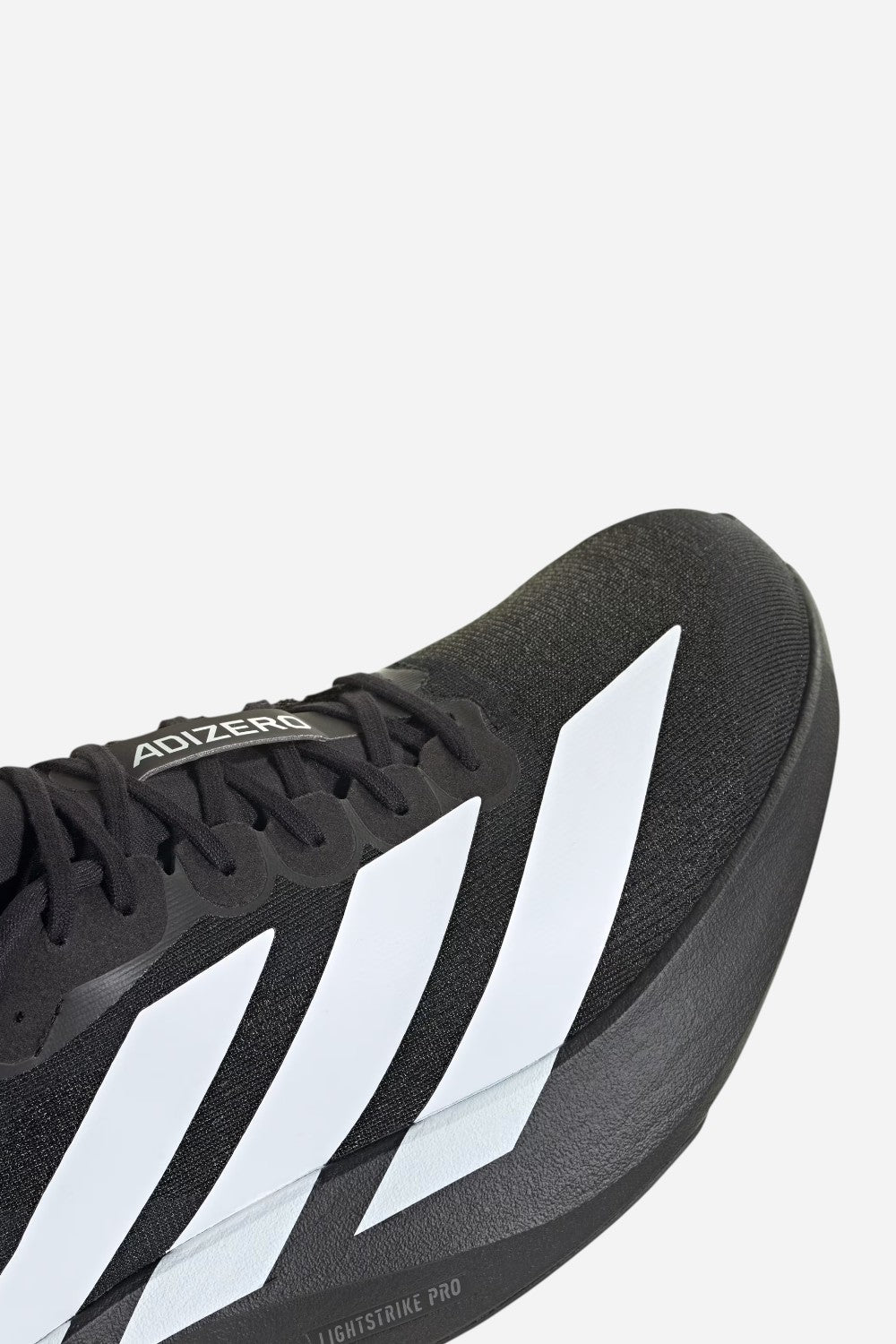 Adidas Adizero EVO SL Shoes in Core Black / Cloud White