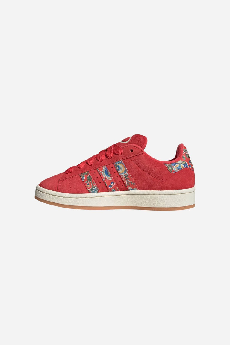 adidas Campus 00s x Liberty London Shoes - Women's - Semi Red / White / Gold