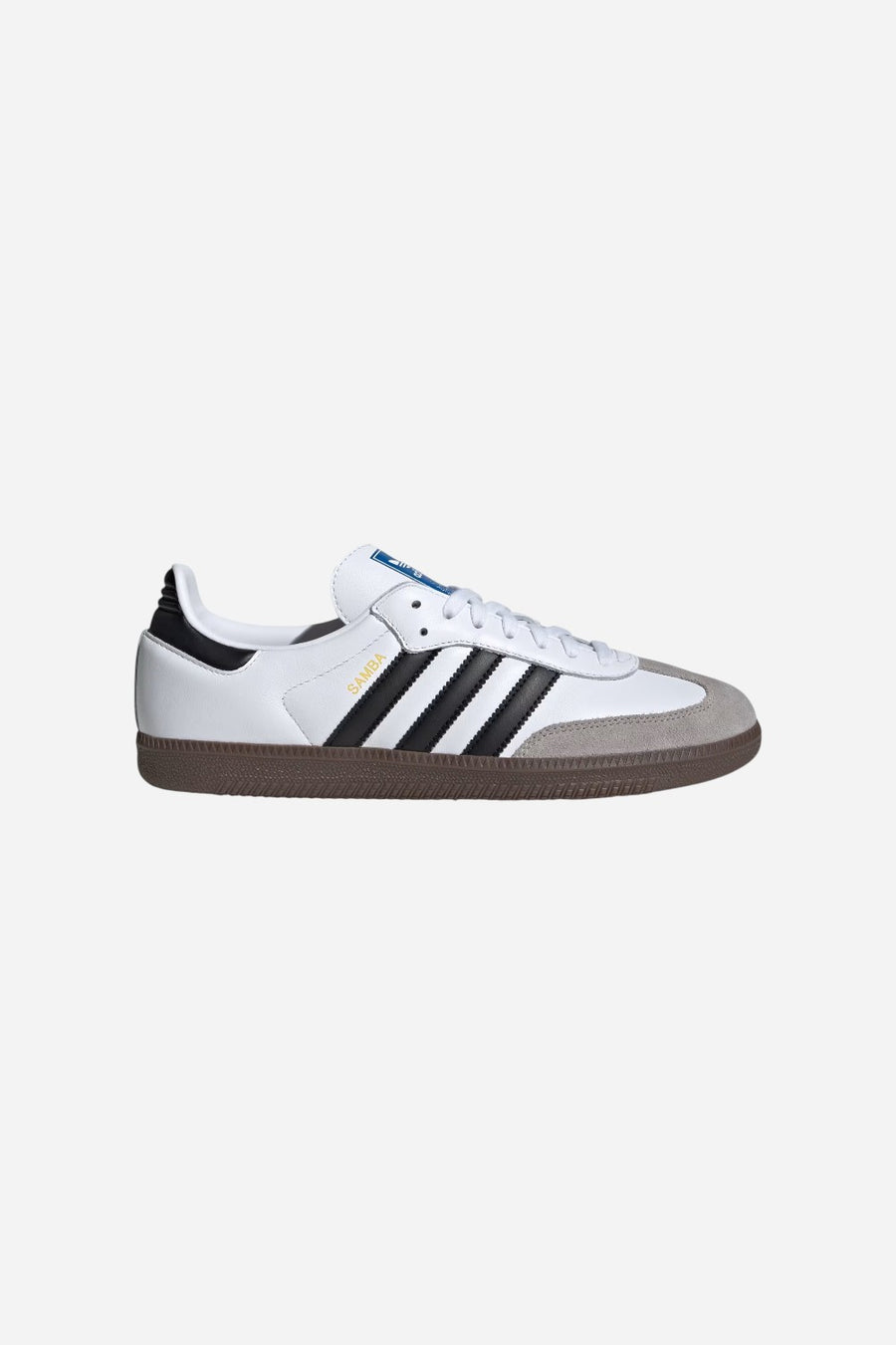 Adidas Samba OG Shoes in Cloud White / Core Black / gum