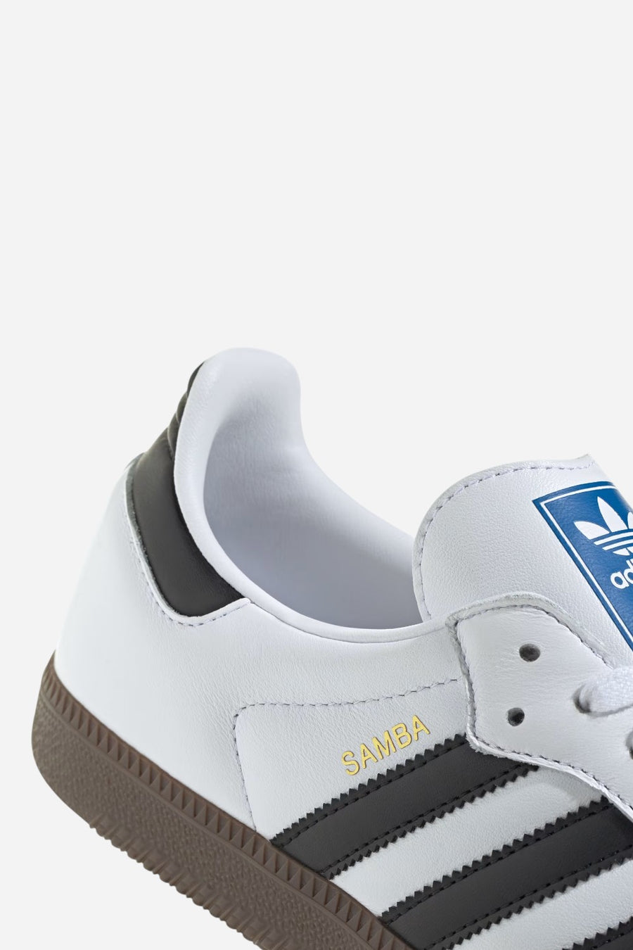 Adidas Samba OG Shoes in Cloud White / Core Black / gum