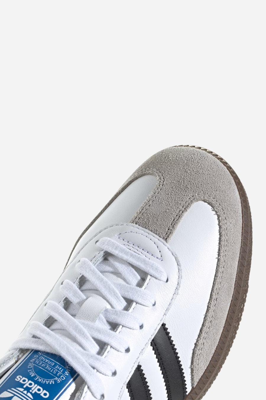 Adidas Samba OG Shoes in Cloud White / Core Black / gum