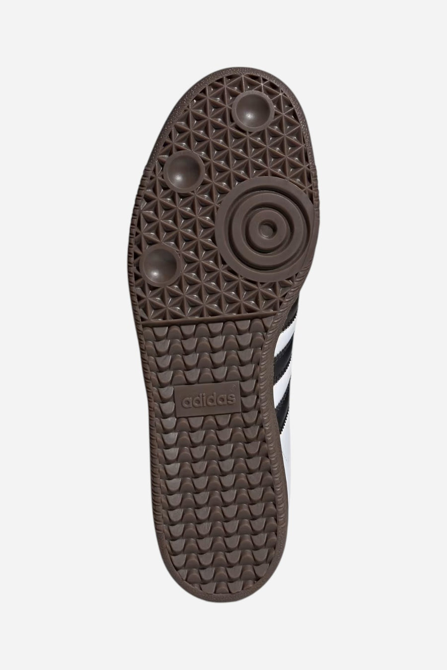 Adidas Samba OG Shoes in Cloud White / Core Black / gum