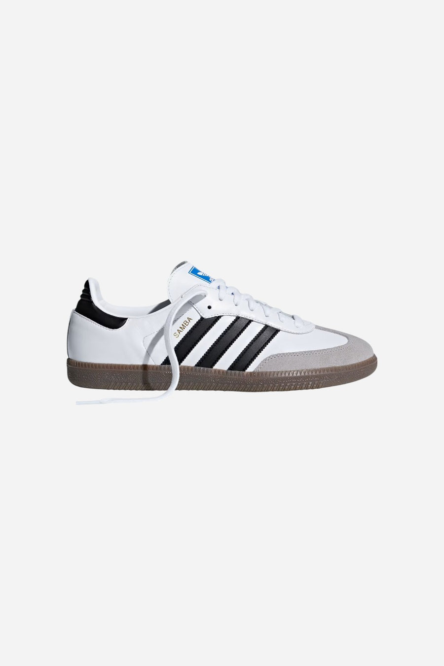 Adidas Samba OG Shoes in Cloud White / Core Black / gum