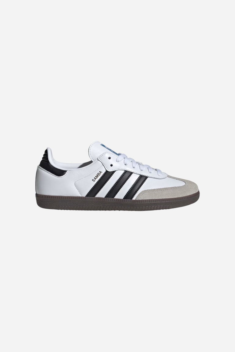 Adidas Samba OG Shoes in Cloud White / Core Black / Gum