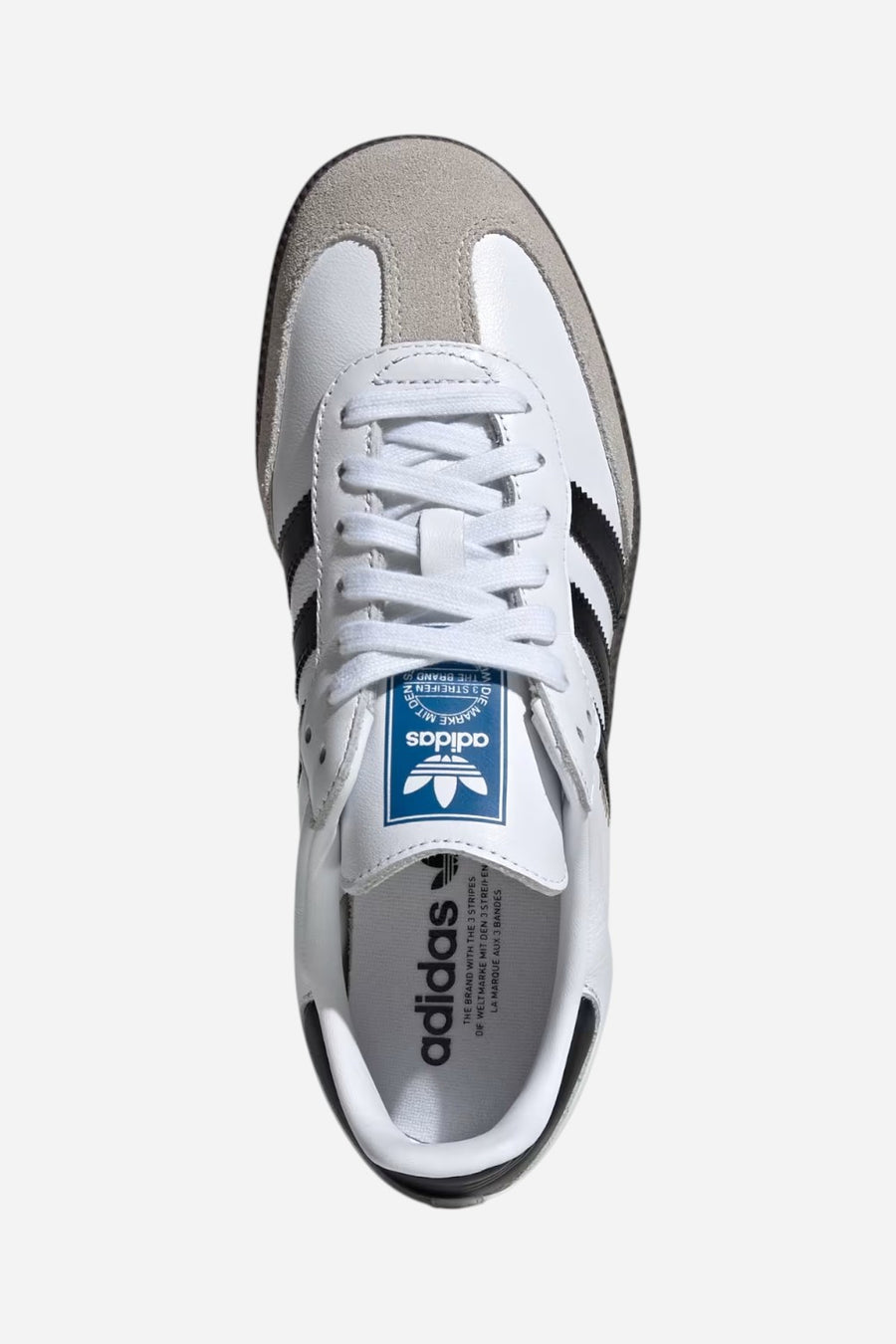 Adidas Samba OG Shoes in Cloud White / Core Black / Gum