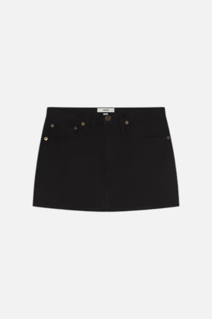 Agolde Keira Denim Mini Skirt in Curb