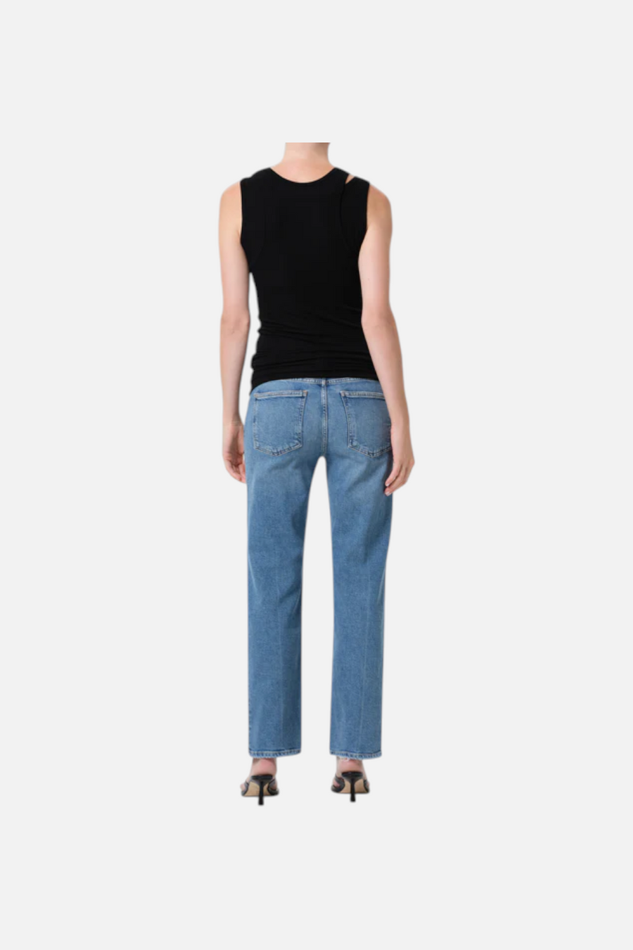 Agolde Low Rise Slim Petite Jeans in Kindle