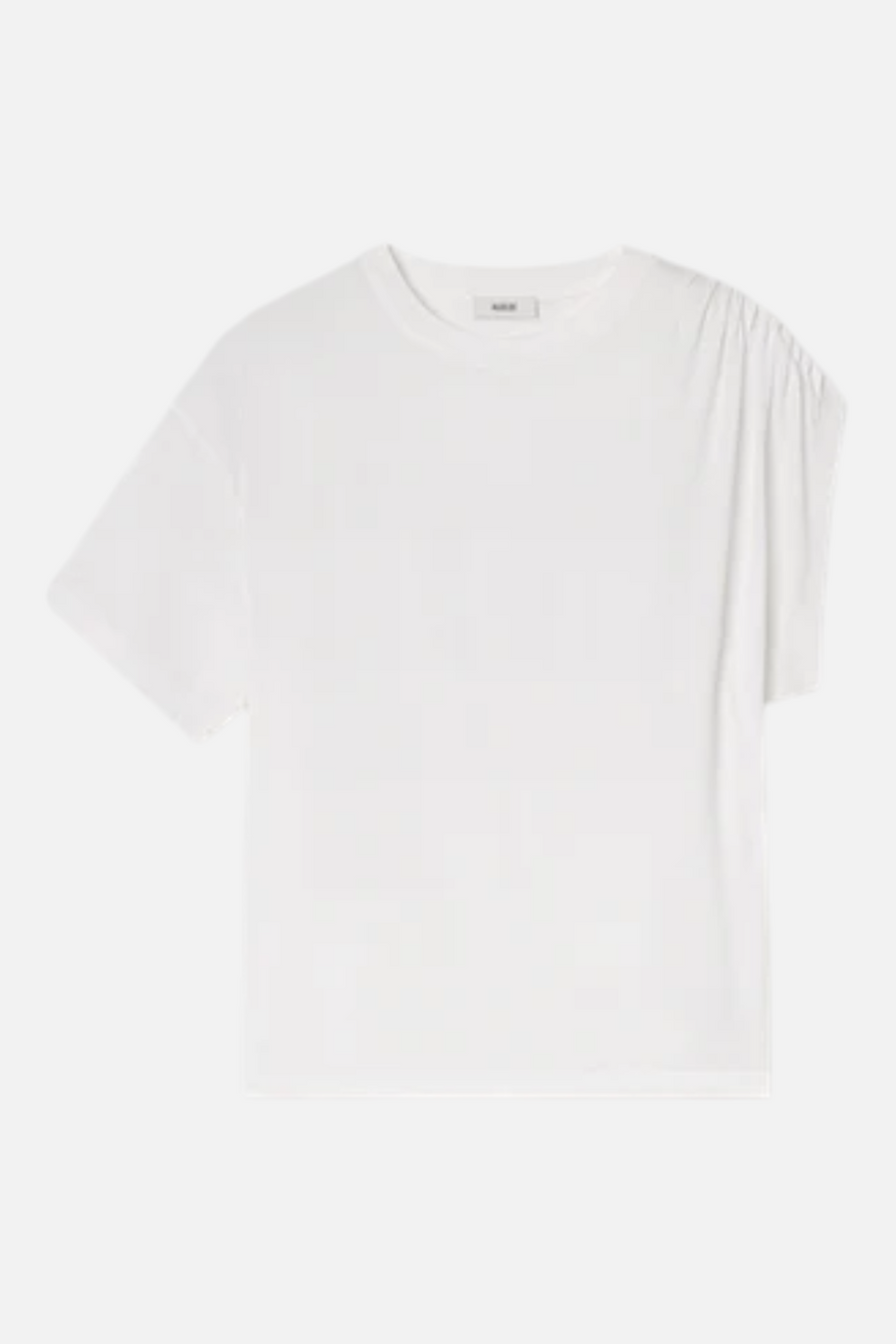 Agolde Roma One-Shoulder T-Shirt in White