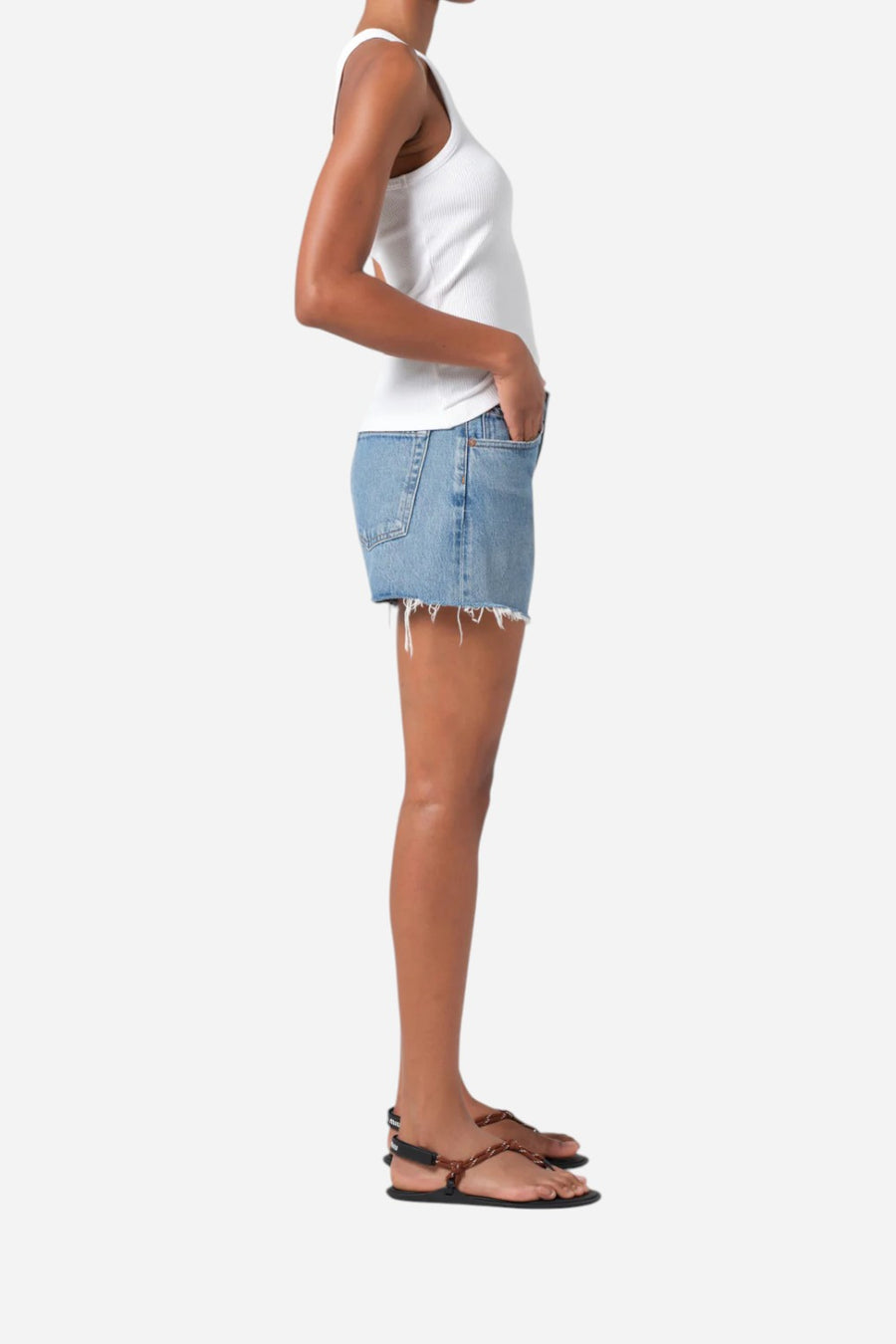 Agolde Parker Long Short in Fairway