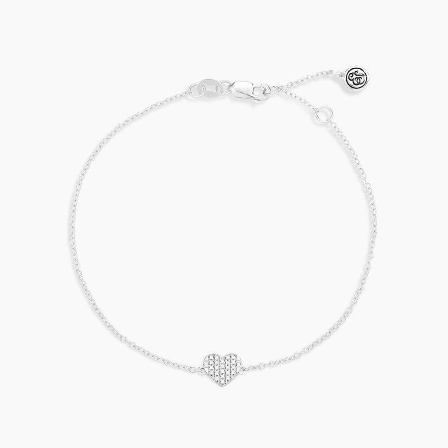 Ella Stein All Heart Chain Bracelet in Sterling Silver