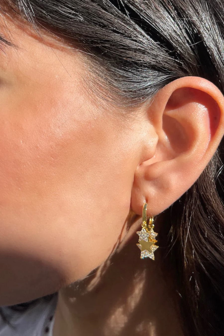 Native Gem All Star Huggies Earrings