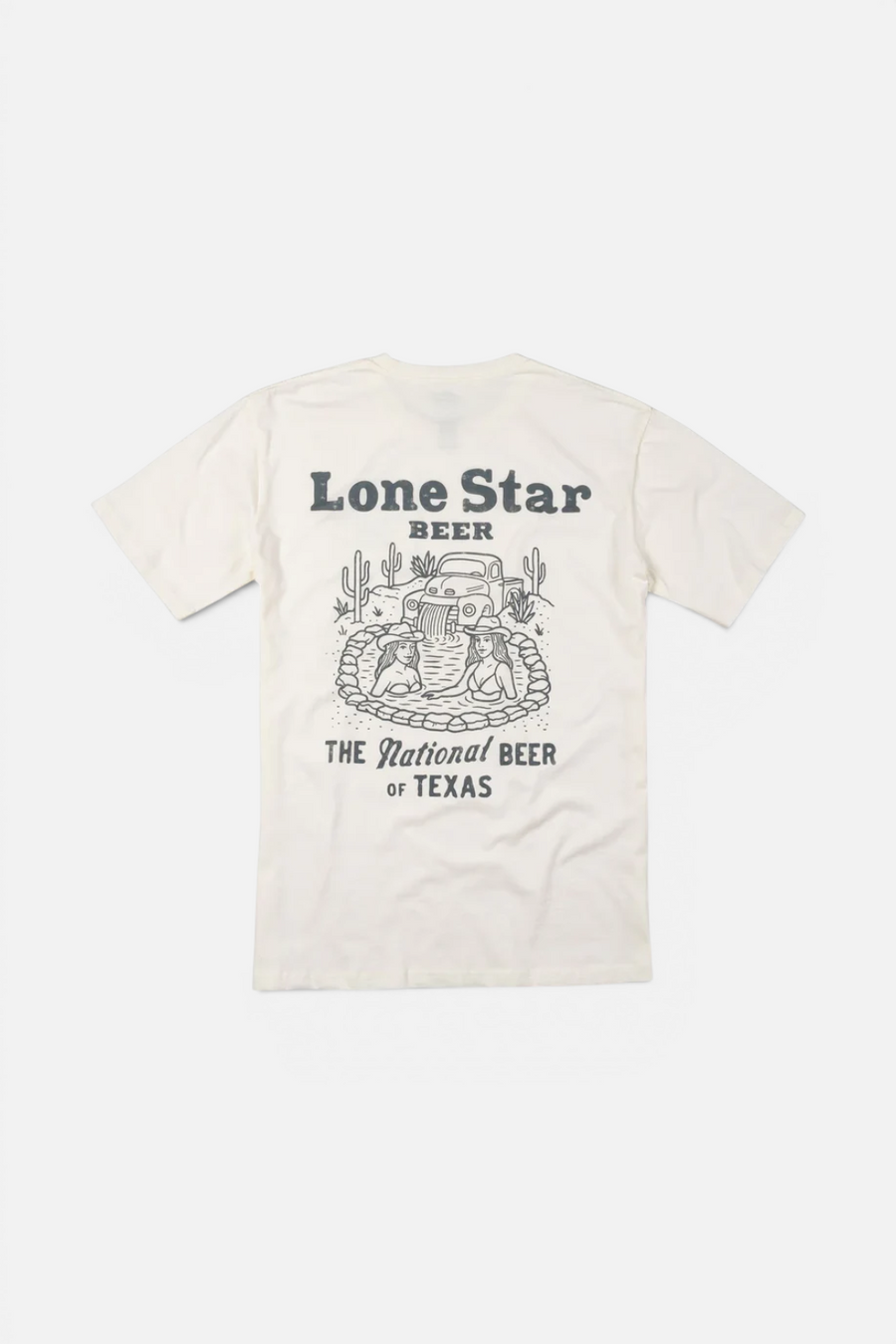 American Needle Lone Star Beer RL2 Hot Tub Tee in Natural
