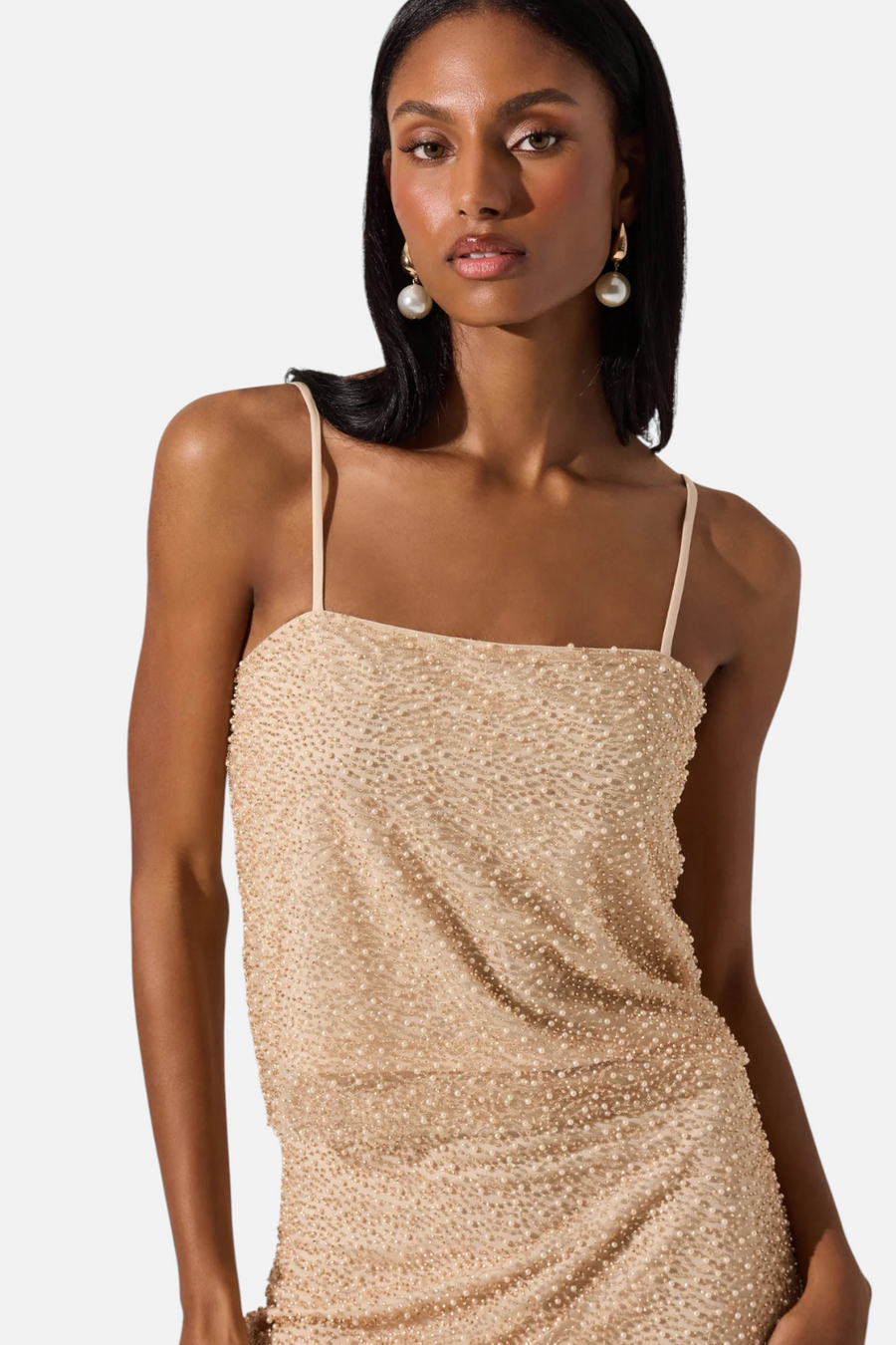 Astr the Label Messina Top in Champagne