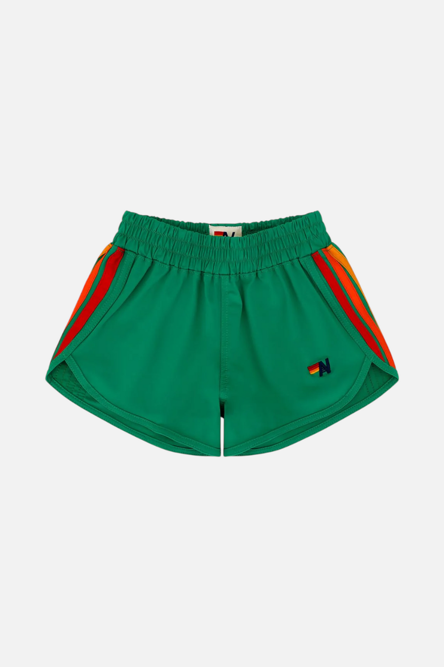 Aviator Nation 5 Stripe Flex Jogger Short in Amazon Green