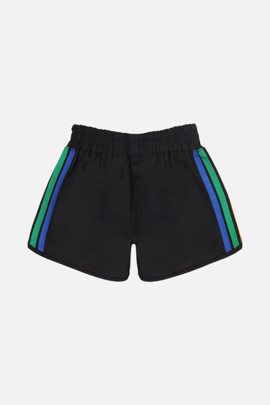 Aviator Nation 5 Stripe Flex Jogger Short in Black