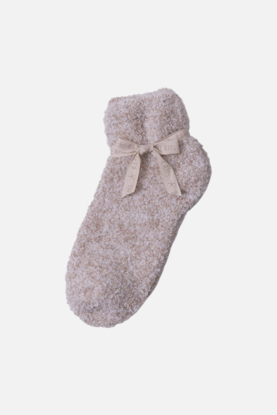 Barefoot Dreams CozyChic Heathered Tennis Socks in Stone