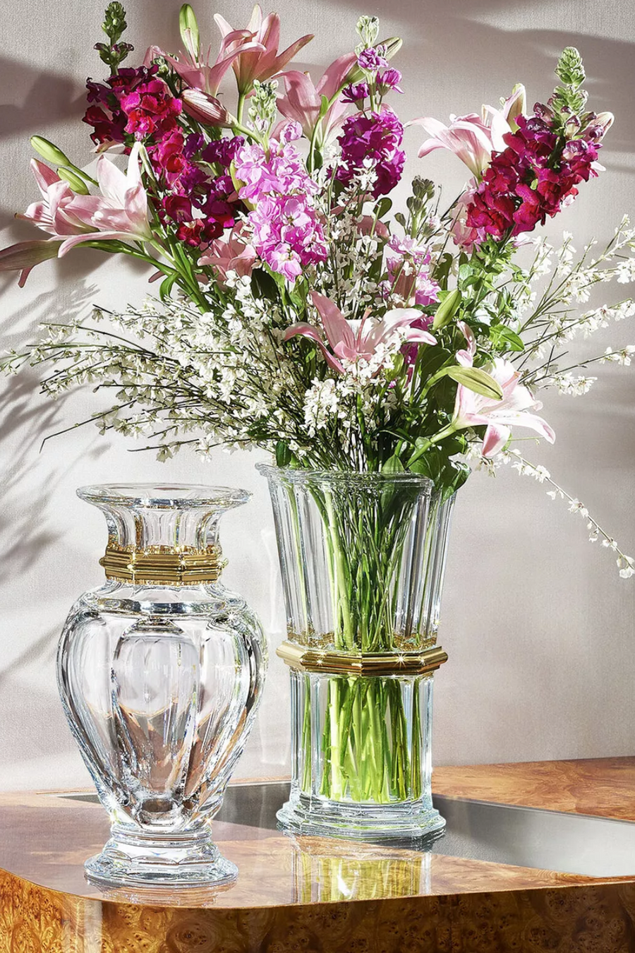 Baccarat Harcourt Baluster Vase in Gold