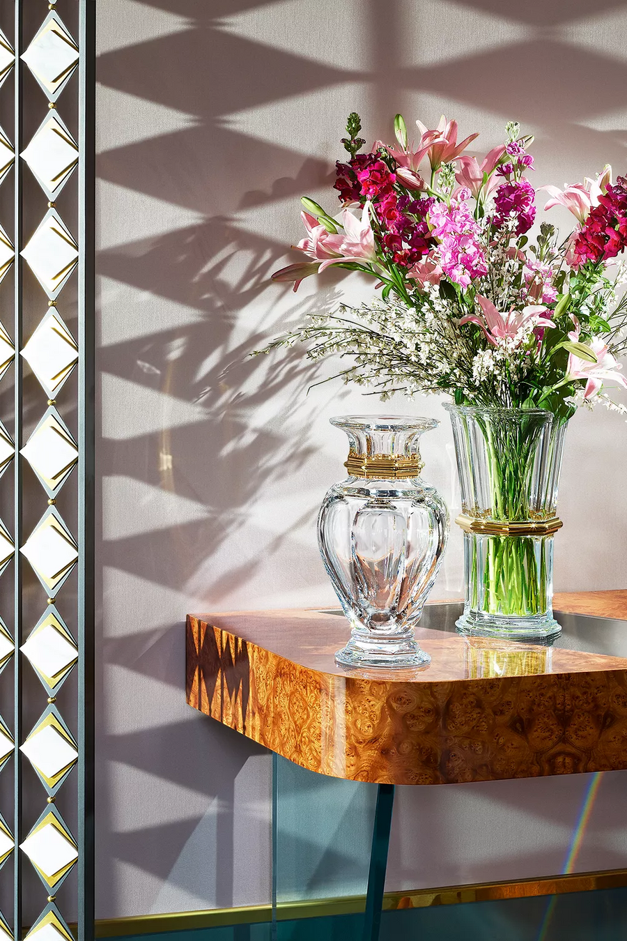 Baccarat Harcourt Baluster Vase in Gold