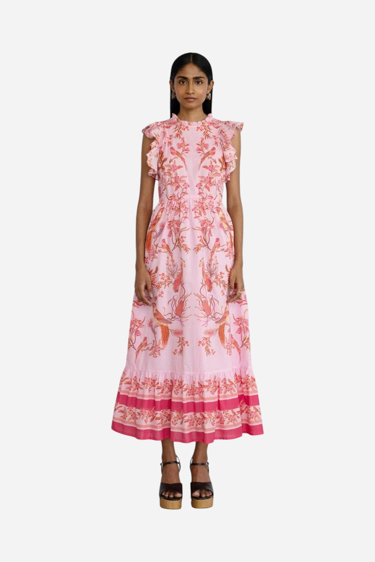 Banjanan Hannah Dress in Botany Pink Mist – CHROME
