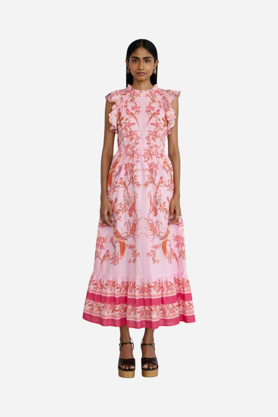 Banjanan Hannah Dress in Botany Pink Mist