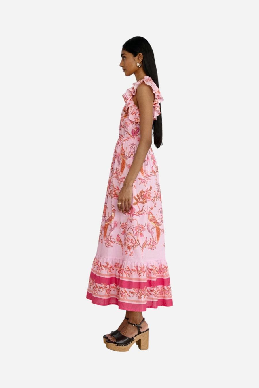 Banjanan Hannah Dress in Botany Pink Mist