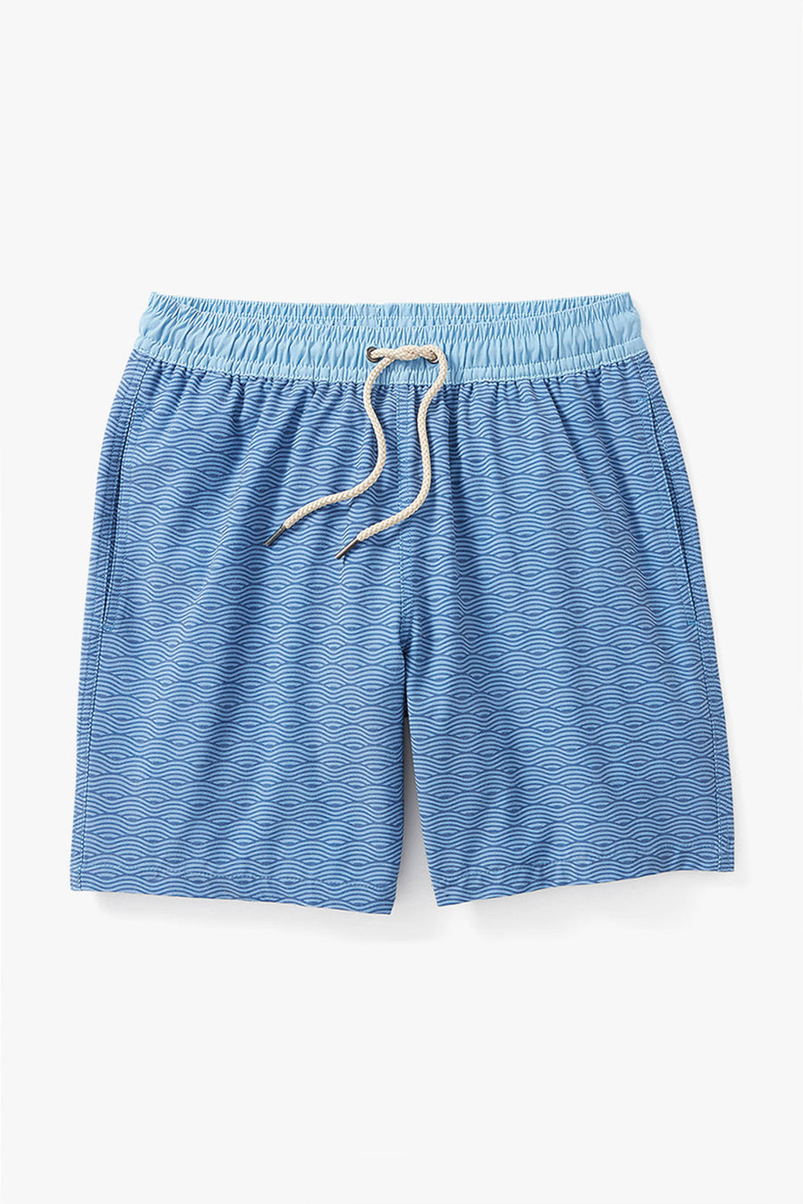 Fair Harbor Bayberry Swim Trunks in Blue Waves