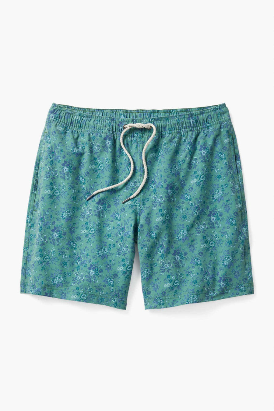 Fair Harbor Bayberry Swim Trunks in Green Mini Floral