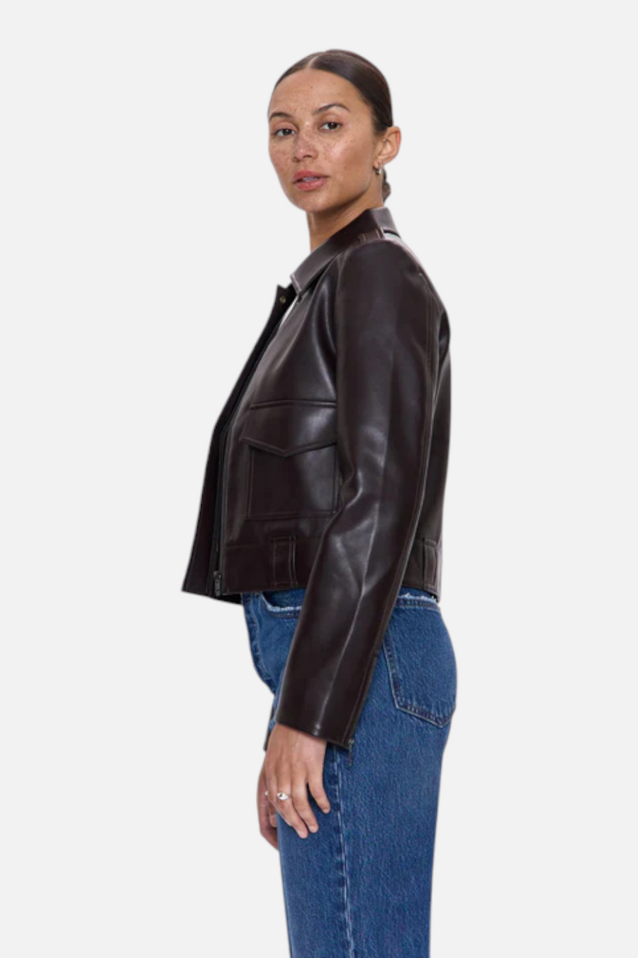 Pistola Bex Shrunken Jacket in French Roast