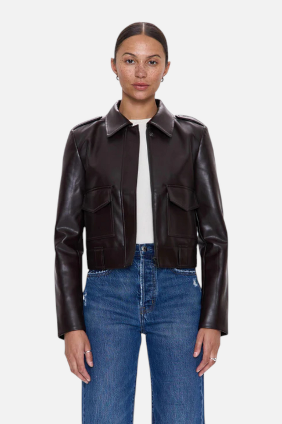 Pistola Bex Shrunken Jacket in French Roast