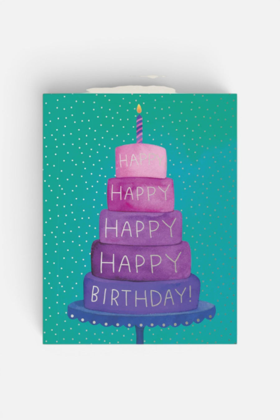 E. Frances Birthday Layer Cake greeting card