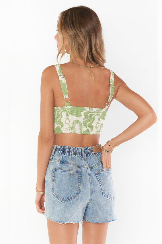 Show Me Your Mumu Bonnie Bra Top in Desert Sands