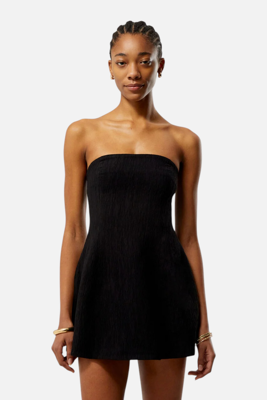 Minkpink Brigit Mini Dress in Black