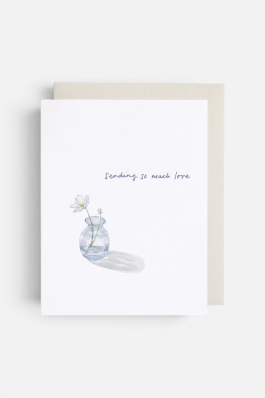 E. Frances Bud Vase Sending Love greeting card