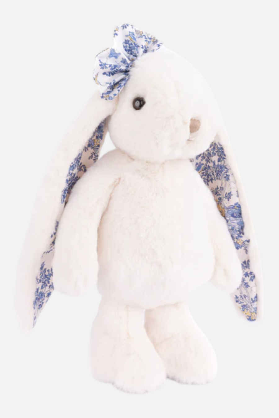 Bukowski Bears Friendly Kanina Stuffed Animal in Floral White – front view