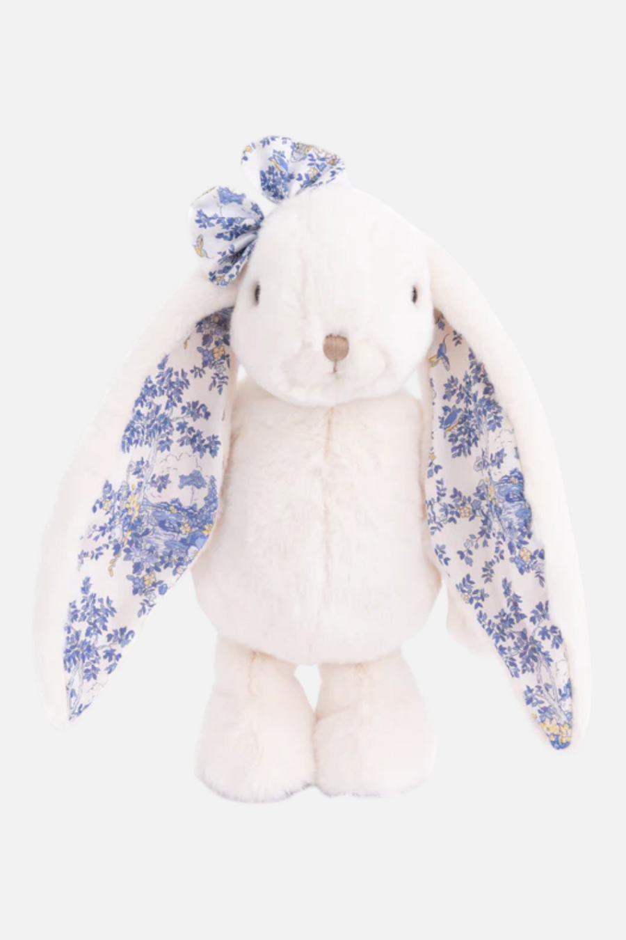 Bukowski Bears Friendly Kanina Stuffed Animal in Floral White – side view