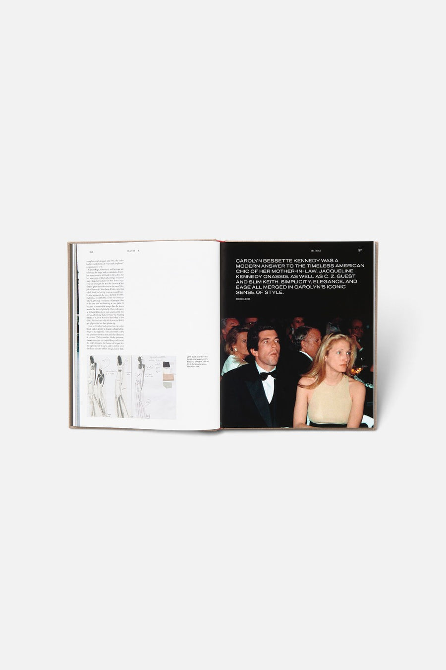 CBK: Carolyn Bessette Kennedy, A Life in Fashion book cover, alternate view 2