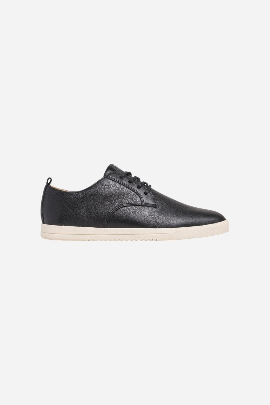CLAE Ellington Sneaker In Black Milled Leather