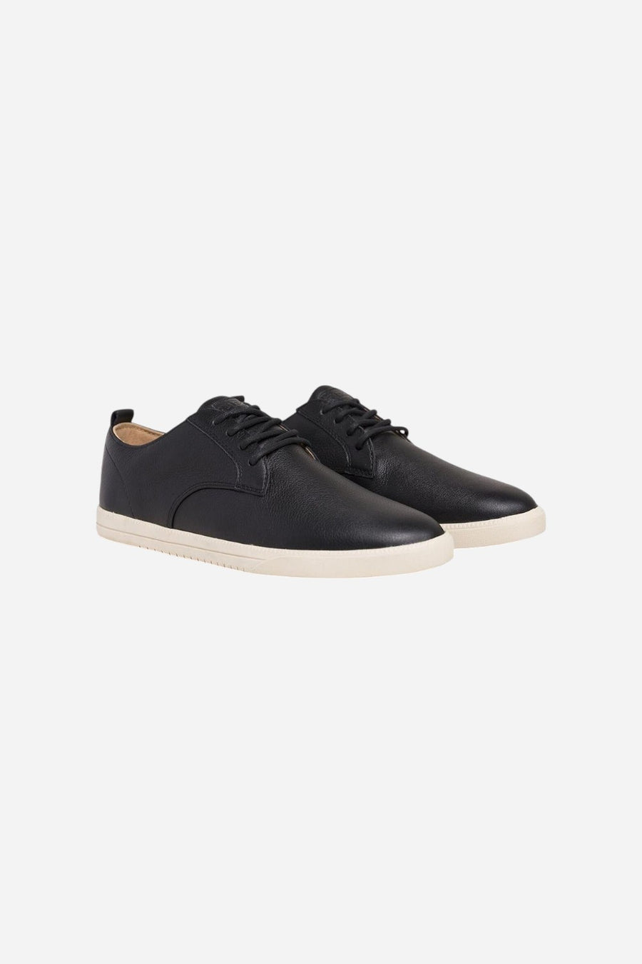 CLAE Ellington Sneaker In Black Milled Leather