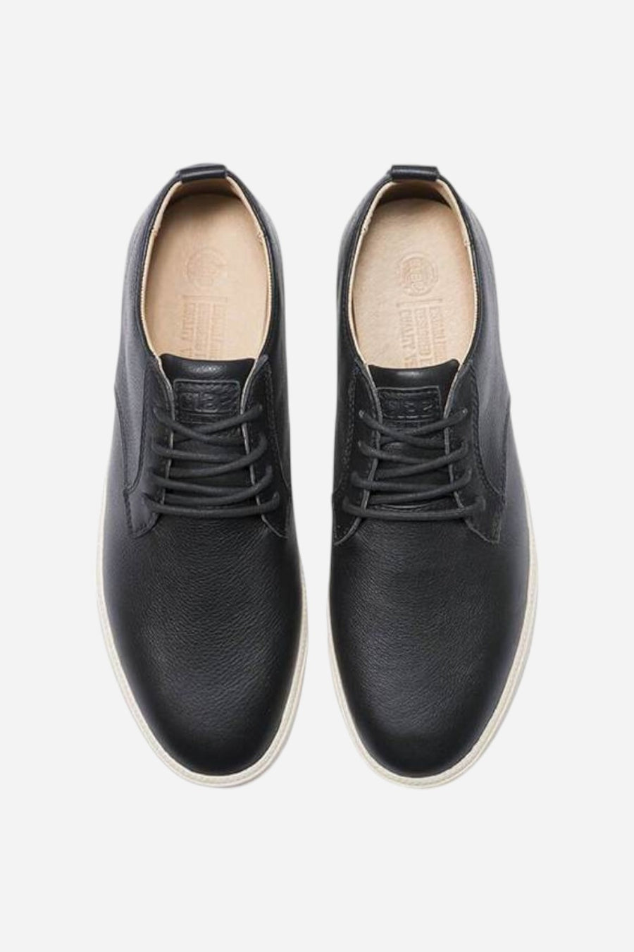 CLAE Ellington Sneaker In Black Milled Leather